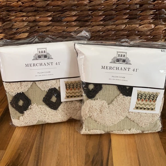 Merchant 41 Boho Pillow Covers Set Of 2 - Picture 3 of 4